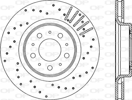 OPEN PARTS Bremžu diski BDRS1965.25